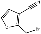 3-Furancarbonitrile,2-(bromomethyl)-(9CI) Struktur