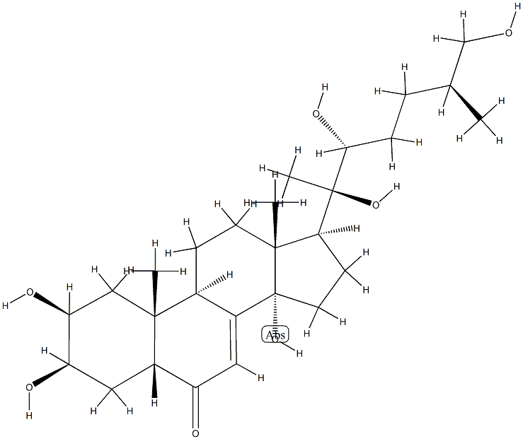 25S-Inokosterone Struktur