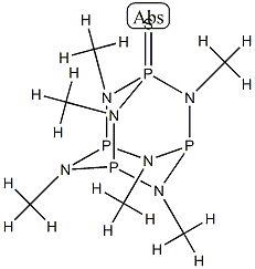 2,4,6,8,9,10-Hexamethyl-2,4,6,8,9,10-hexaaza-1,3,5,7-tetraphosphatricyclo[3.3.1.13,7]decane1-sulfide Struktur