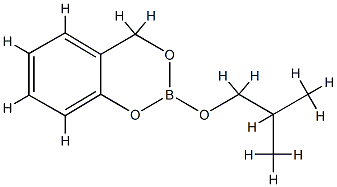 2-(2-Methylpropoxy)-4H-1,3,2-benzodioxaborin Struktur