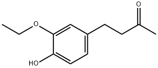 2-Butanone,4-(3-ethoxy-4-hydroxyphenyl)-(7CI) Struktur