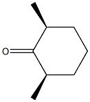 (2R)-2α,6α-Dimethylcyclohexanone Struktur