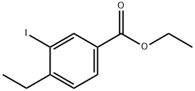 ethyl 4-ethyl-3-iodobenzoate Struktur