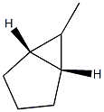 (1α,5α,6β)-6-Methylbicyclo[3.1.0]hexane Struktur