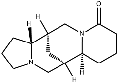 (6R,6aβ,13R,13aα)-Dodecahydro-6,13-methano-10H-pyrido[1,2-a]pyrrolo[1,2-e][1,5]diazocin-10-one Struktur