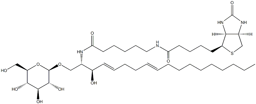 C6 Biotin Glucosylceramide (d18:1/6:0) Struktur
