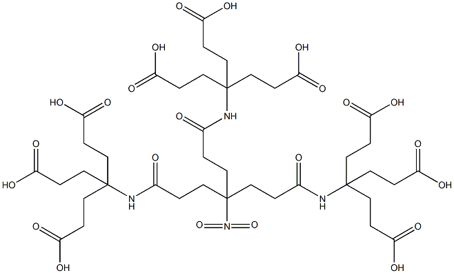 Generation 2 dendron, Nitrononaacid Struktur