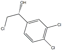 (1R)-2-CHLORO-1-(3,4-DICHLOROPHENYL)ETHANOL Struktur