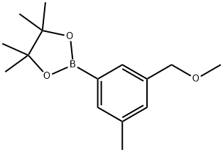 2-(3-(methoxymethyl)-5-methylphenyl)-4,4,5,5-tetramethyl-1,3,2-dioxaborolane Structure