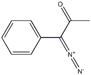 2-Propanone, 1-diazo-1-phenyl- Struktur