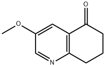 3-Methoxy-7,8-dihydroquinolin-5(6H)-one 結(jié)構(gòu)式