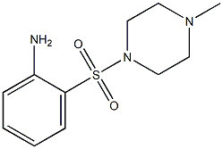 2-[(4-methylpiperazin-1-yl)sulfonyl]aniline Struktur
