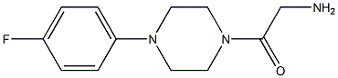 2-[4-(4-fluorophenyl)piperazin-1-yl]-2-oxoethanamine Structure