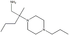 2-methyl-2-(4-propylpiperazin-1-yl)pentan-1-amine Struktur