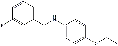 4-ethoxy-N-[(3-fluorophenyl)methyl]aniline Struktur