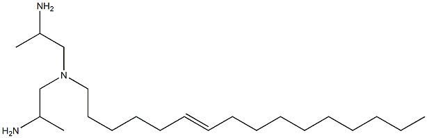 1,1'-(6-Hexadecenylimino)bis(2-propanamine) Struktur