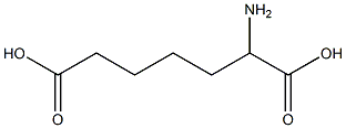 L-A-AMINOPIMELIC ACID Struktur