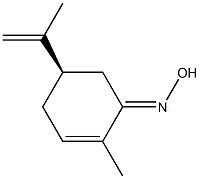 (5R)-5-ISOPROPENYL-2-METHYL-2-CYCLOHEXENE-1-ONEOXIME Struktur