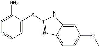 2-[(6-methoxy-1H-1,3-benzodiazol-2-yl)sulfanyl]aniline Structure