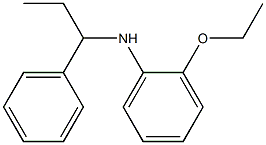 2-ethoxy-N-(1-phenylpropyl)aniline Struktur