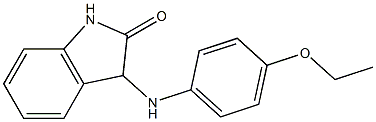 3-[(4-ethoxyphenyl)amino]-2,3-dihydro-1H-indol-2-one Struktur