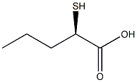 [R,(+)]-2-Mercaptovaleric acid Struktur