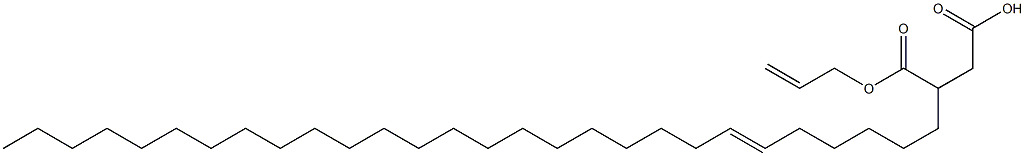 3-(6-Octacosenyl)succinic acid 1-hydrogen 4-allyl ester Struktur