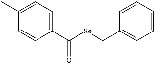 4-Methylselenobenzoic acid Se-benzyl ester Structure