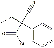 [R,(-)]-2-Cyano-2-phenylbutyric acid chloride Struktur