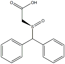 R-2-(Benzhydryl sulfinyl) acetic acid Struktur