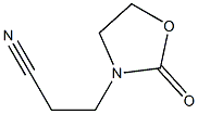 3-(2-oxo-1,3-oxazolidin-3-yl)propanenitrile Struktur