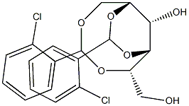 1-O,5-O:2-O,4-O-Bis(2-chlorobenzylidene)-L-glucitol Structure