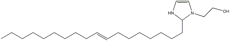 2-(8-Octadecenyl)-4-imidazoline-1-ethanol Struktur