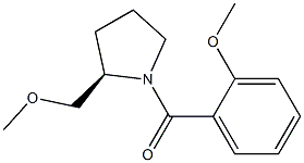(R)-(-)-1-(2-METHOXYBENZOYL)-2-(METHOXYMETHYL)PYRROLIDINE Struktur
