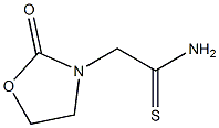 2-(2-oxo-1,3-oxazolidin-3-yl)ethanethioamide Struktur