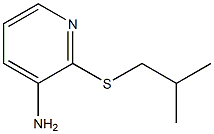 2-[(2-methylpropyl)sulfanyl]pyridin-3-amine Struktur
