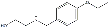 2-{[(4-ethoxyphenyl)methyl]amino}ethan-1-ol Struktur