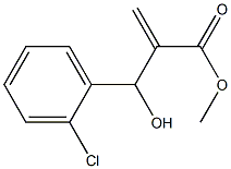 methyl 2-[(2-chlorophenyl)(hydroxy)methyl]prop-2-enoate Structure