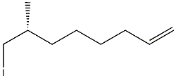 [R,(-)]-8-Iodo-7-methyl-1-octene Struktur