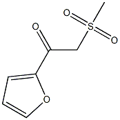 1-(furan-2-yl)-2-methanesulfonylethan-1-one Struktur