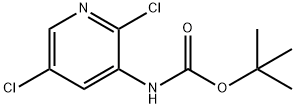TERT-BUTYL 2,5-DICHLOROPYRIDIN-3-YLCARBAMATE 結(jié)構(gòu)式