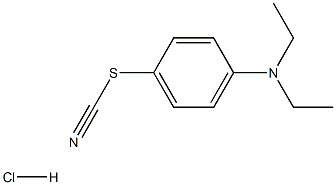 {[4-(diethylamino)phenyl]sulfanyl}formonitrile hydrochloride Struktur
