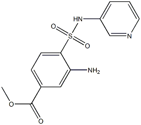 methyl 3-amino-4-(pyridin-3-ylsulfamoyl)benzoate Structure