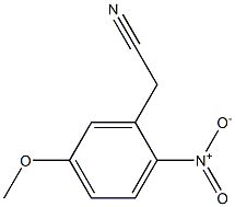 2-(5-methoxy-2-nitrophenyl)acetonitrile Struktur