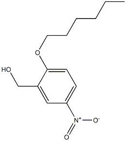 [2-(hexyloxy)-5-nitrophenyl]methanol Struktur