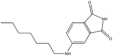 5-(heptylamino)-2,3-dihydro-1H-isoindole-1,3-dione Structure