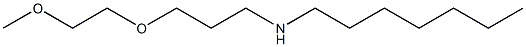 heptyl[3-(2-methoxyethoxy)propyl]amine Struktur