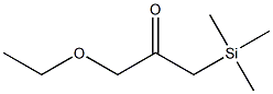 1-Ethoxy-3-trimethylsilyl-2-propanone Struktur