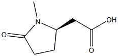 (2R)-1-Methyl-5-oxo-2-pyrrolidineacetic acid Struktur