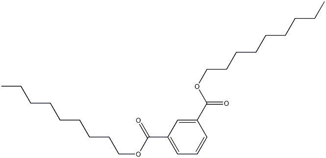 1,3-Benzenedicarboxylic acid dinonyl ester Struktur
